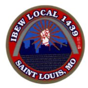 IBEW Local 1439 logo - St. Louis, MO